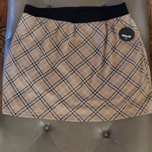 Jolie & Joy Womens Sweater Mini Skirt Size 3X